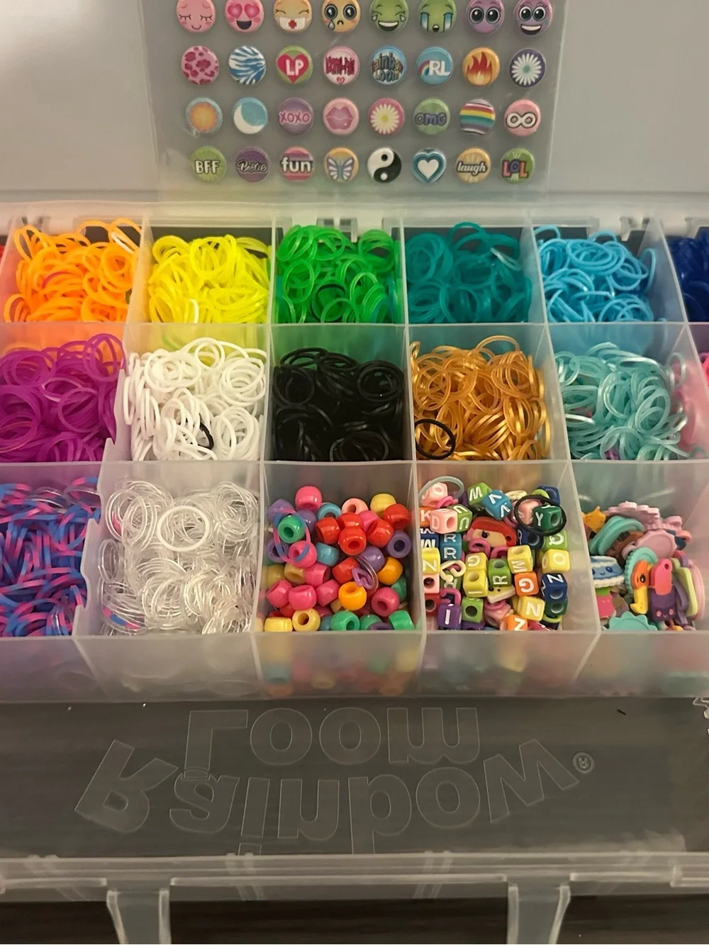 Rainbow Loom complete bracelet